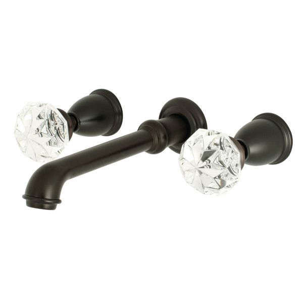 Krystal Onyx KS7125KWL Two-Handle Wall Mount Bathroom Faucet KS7125KWL